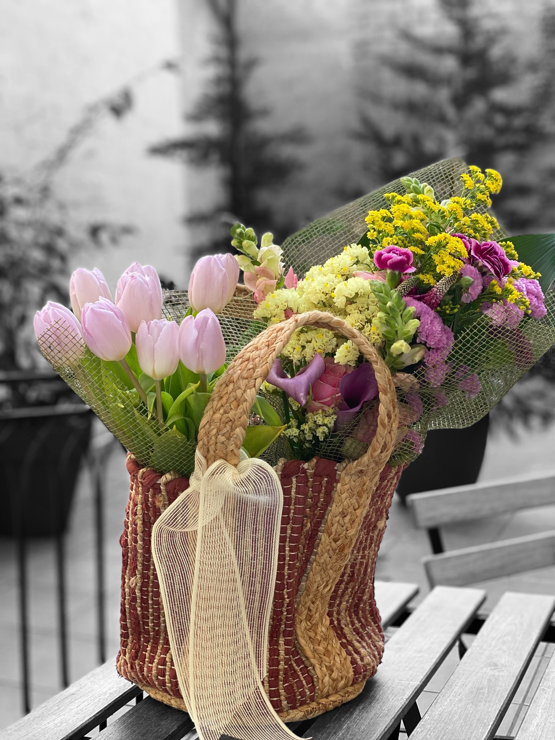 Capazo de flores - Imagen 3