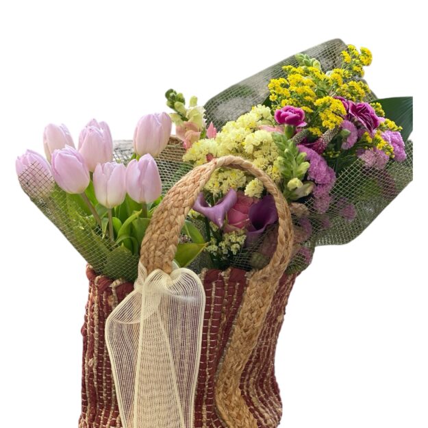 Capazo de flores